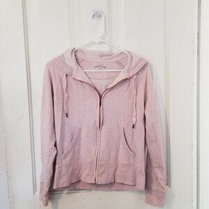 Eddie Bauer Zip Up Hoodie Light Pink